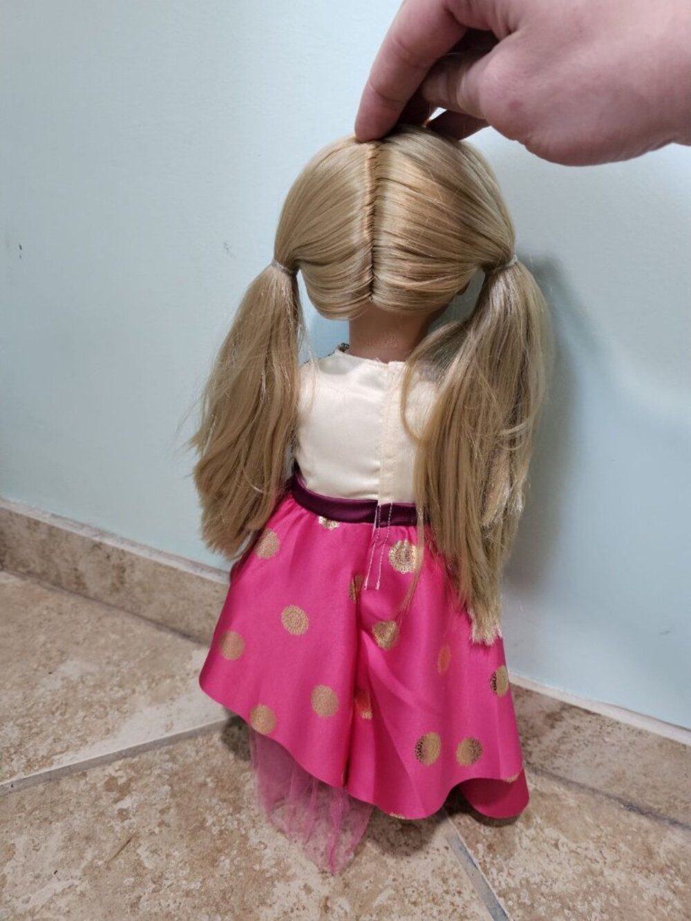 Our Generation Girl 18 Inch Doll Pink Gold Sequined Princess Sarah Royalcore - Picture 5 of 7